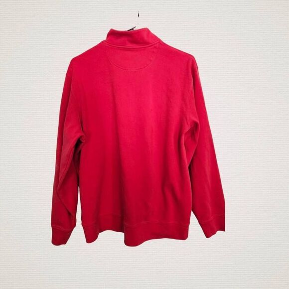Vineyard Vines Quarter Zip Long Sleeve Pullover Sweater Red Mens Size L - Picture 4 of 7